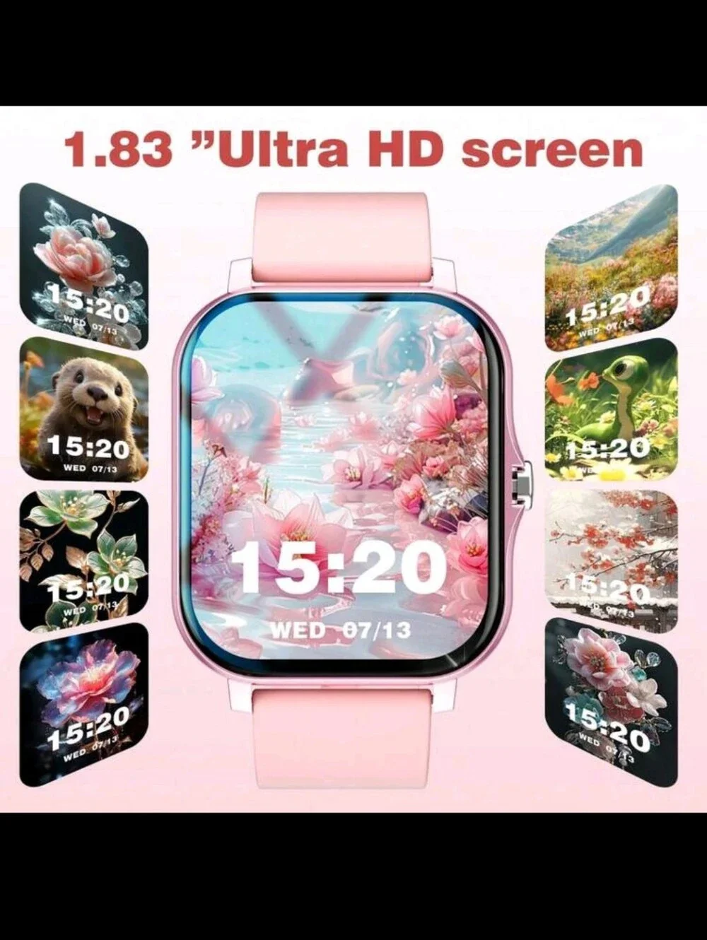 Smart Fitness Watch - Pink